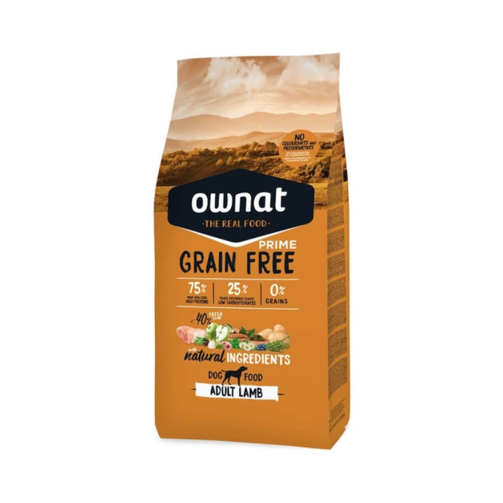 Сухой корм для собак Ownat Grain Free Dog Lamb (беззерновой) с ягненком - 12 кг Сухой корм для собак Ownat Grain Free Dog Lamb (беззерновой) с ягненком - 12 кг