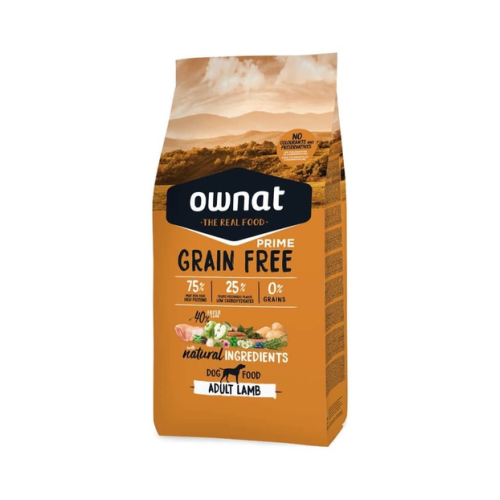 Сухий корм для собак Ownat Grain Free  Dog Lamb (беззерновий) з ягням - 12 кг 
