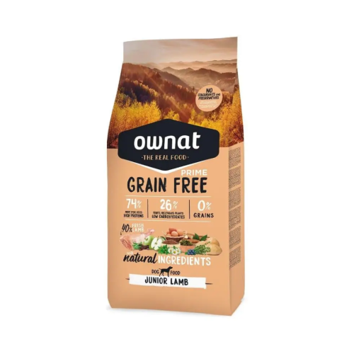 Сухой корм для щенков Ownat Grain Free Lamb Puppy (беззерновой) ягненок - 12кг