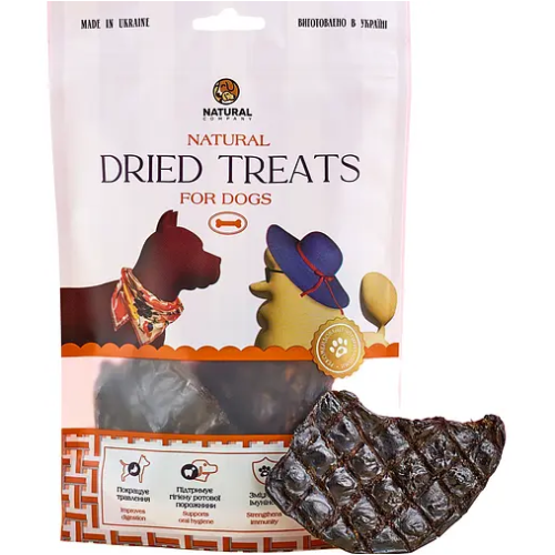 Натуральні ласощі для собак ТМ «Натюраль» Печінка яловича - 100 г