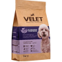 Сухий корм для дорослих собак маленьких порід Velet беззерновий з телятиною - 2 кг