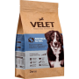 Сухий корм для дорослих собак середніх та великих порід Velet Лосось та Рис - 2 кг