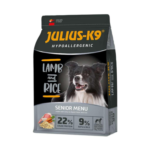 Сухий корм для собак старшого віку Julius K9 Senior Lamb and Rice Hypoallergenic гіпоалергенний з ягням і рисом - 3 кг