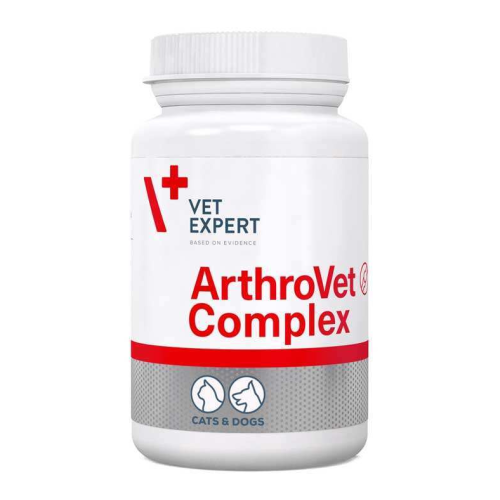 Пищевая добавка для кошек и собак Vet Expert ArthroVet Complex (поддержание здоровья функции хрящей и суставов) таблетки - 90 шт
