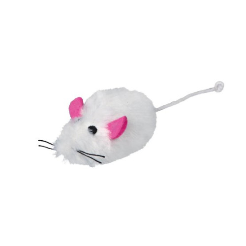 Trixie, з пищалкою 9см хутряна мишка