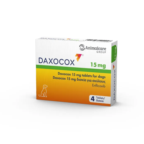 Протизапальний засіб для собак Ecuphar Daxocox 15 мг (лікування болю та запалення) таблетки - 4 шт Протизапальний засіб для собак Ecuphar Daxocox 15 мг (лікування болю та запалення) таблетки - 4 шт