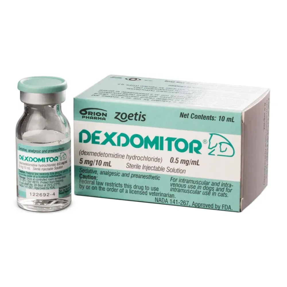 Инъекций препарат для собак и кошек Orion Pharma Дексдомитор 0,5мг/мл (общая анестезия) раствор - 10 мл