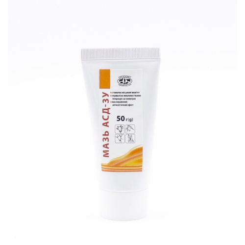 Антисептичний препарат для собак та інших тварин Укрзооветпромпостач Мазь АСД-3У туба - 50 гр.