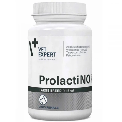 Харчова добавка для самок собак великих порід Vet Expert ProlactiNO Large Breed (при помилковій щенності) таблетки - 40 шт
