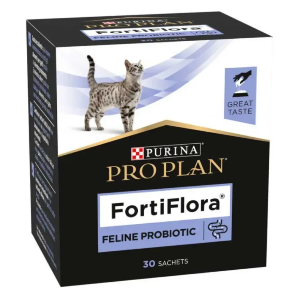 Харчова добавка для котів і кошенят Purina Pro Plan Veterinary Diets FortiFlora (підтримання здоров'я кишечника) саше - 30 шт