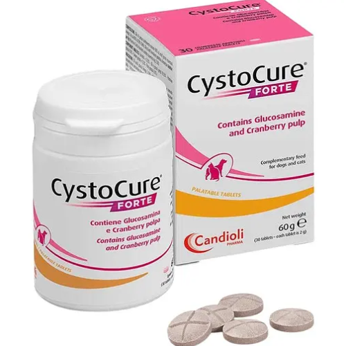 Пищевая добавка для собак и кошек Candioli CystoCure (здоровье мочевыводящей системы) таблетки - 30 шт
