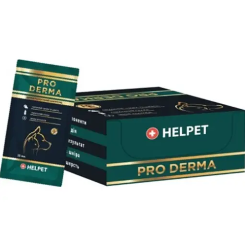 Шампунь дерматологический для собак и кошек Ветсинтез PRO DERMA 15 мл (лечебно-профилактический) саше -20 шт