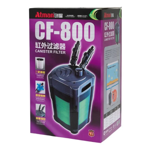 Внешний фильтр для аквариума Atman CF-800 - (230 л.12w)
