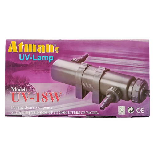 Стерилізатор для акваріума та ставка Atman UV-18W