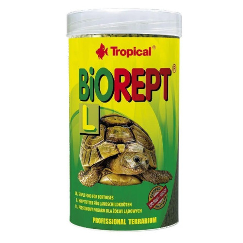 Корм для сухопутных черепах и травоядных рептилий Tropical Biorept L - 500ml