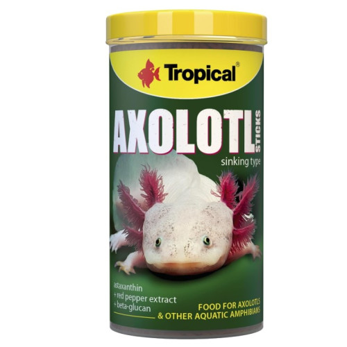 Корм для аксолотлей, лягушек, тритонов и других земноводных Tropical Axolotl Sticks - 250 мл