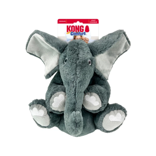Игрушка для собак KONG Comfort Kiddos Elephant XS Мягкий Слоненок с пищалкой
