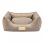 Лежак для собак і котів Природа Pet Fashion Molly №1 пісочний 52х40х17 см