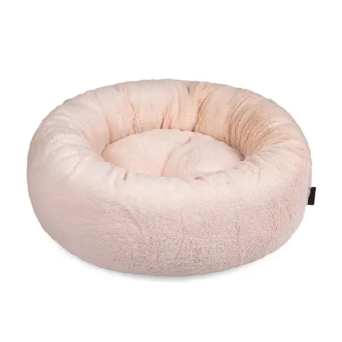 Лежак для собак і котів Природа Pet Fashion Soft рожевий 48х48х17 см