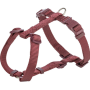 Шлея для собак Trixie Premium H-harness XXS-XS бордовая 20-32 см х 10 мм