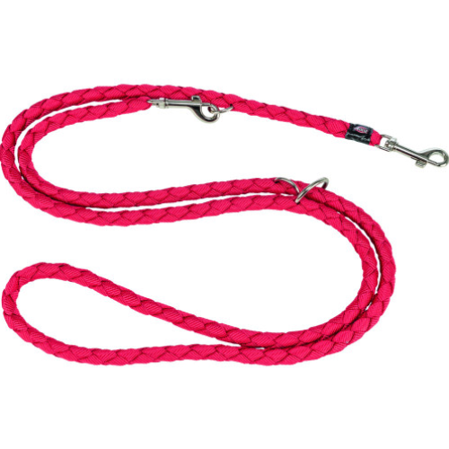 Повідок для собак Trixie Каво регульований S–M червоний, нейлон 2 м х 12 мм