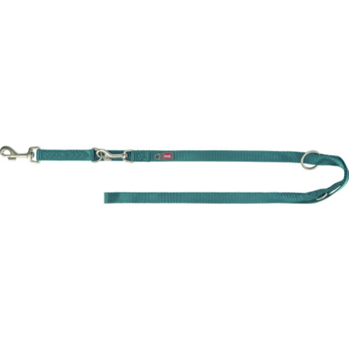 Повідець для собак Trixie Premium M-L регульований, синьо-зелений 2 м х 20 мм