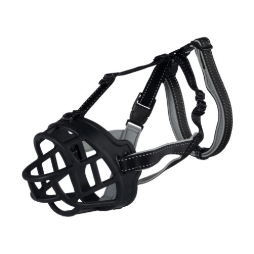 Намордник для собак Trixie гумовий, чорний S 