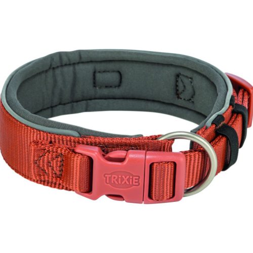 Нашийник для собак Trixie Premium S–M екстраширокий, рижо-графітовий 33–42 см х 35 мм