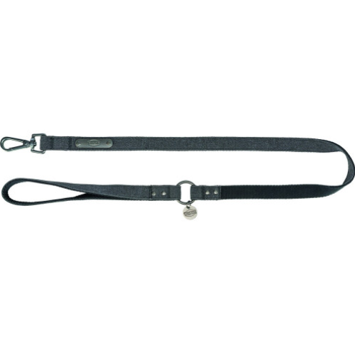 Поводок для собак Trixie CityStyle M-L хлопок, черный 1 м х 20 мм