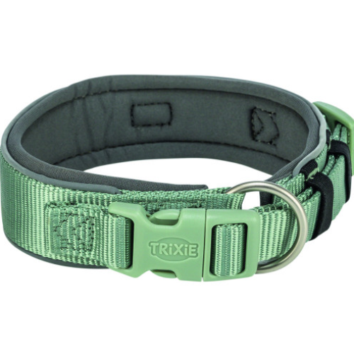 Ошейник для собак Trixie Premium M-L экстраширокий, голубовато-серый 40-48 см х 40 мм