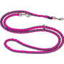 Повідок для собак Trixie Каво L–XL регульований, фуксія-графіт 2м х 18 мм 