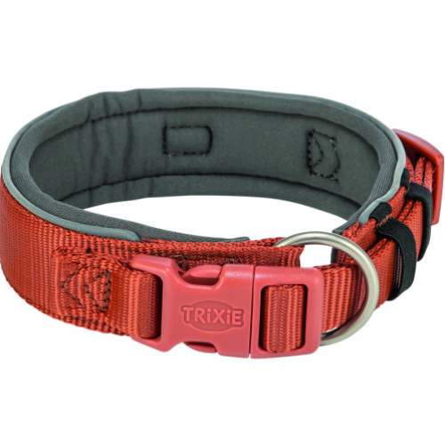 Нашийник для собак Trixie Premium L екстраширокий, рижо-графітовий 46–55 см х 50 мм 