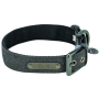 Ошейник для собак Trixie CityStyl экстраширокий, черный, хлопок L-XL 50-57 см х 35 мм