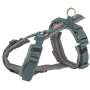 Шлея для собак Trixie Premium трекинговая, сине-серая XS-S 32-38 см х 13 мм