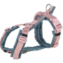 Шлея для собак Trixie Premium трекинговая, розово-серая XS-S 32-38 см х 13 мм