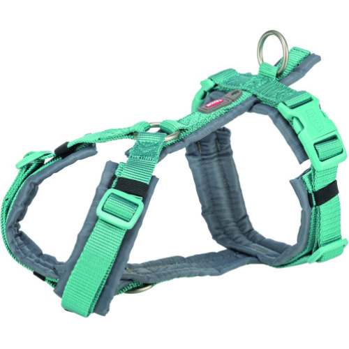 Шлея для собак Trixie Premium трекінгова, аква-графіт S 36–44 см х 15 мм 