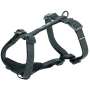 Шлея для собак Trixie CityStyle H-harness бавовна, чорна M–L 52–75 см х 20 мм 