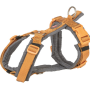 Шлея для собак Trixie Premium трекінгова, оранжево-сіра M 53–64 см х 20 мм 