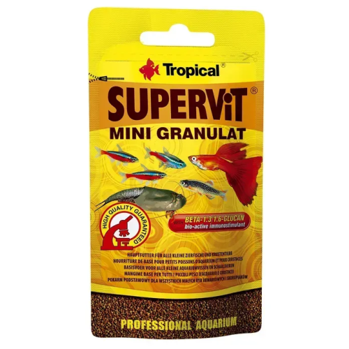 Корм для аквариумных рыб Tropical Supervit Mini Granulat гранулы - 10 г