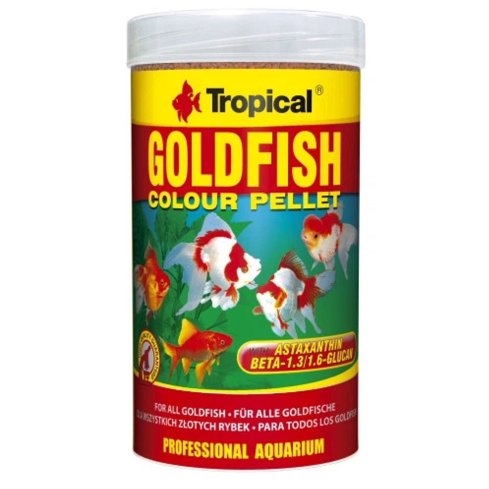 Корм для золотих рибок Tropical Goldfish Color Pellet  гранули - 90 г 