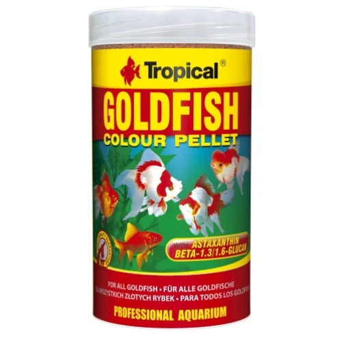 Корм для золотых рыбок Tropical Goldfish Color Pellet гранулы - 90 г