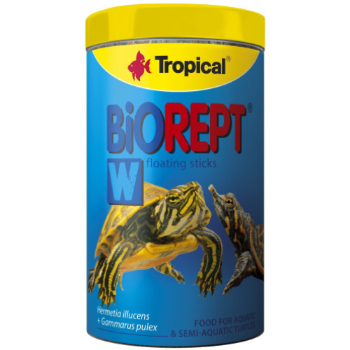 Корм для водоплавающих черепах Tropical Biorept W гранулы - 300 г
