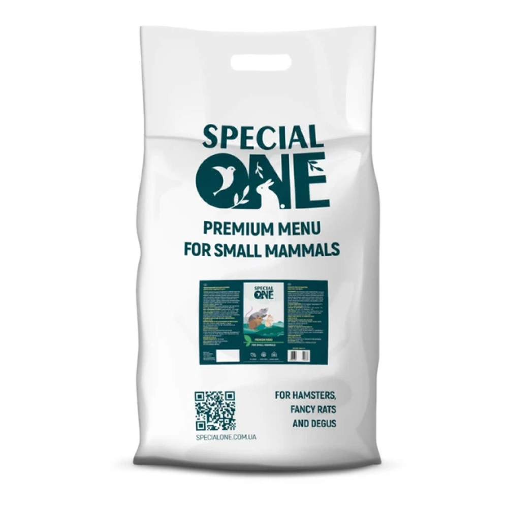 Повнораціонний корм Природа Special One для хомʼяків, декоратиних пацючків та дегу 10 кг
