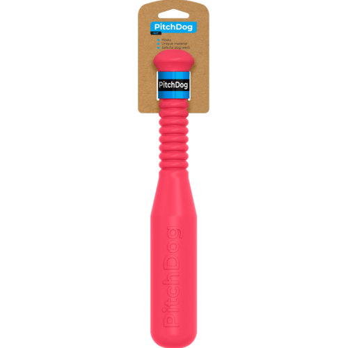 Іграшка для собак у формі біти PitchDog довжина 35 см, діаметр 6 см рожевий