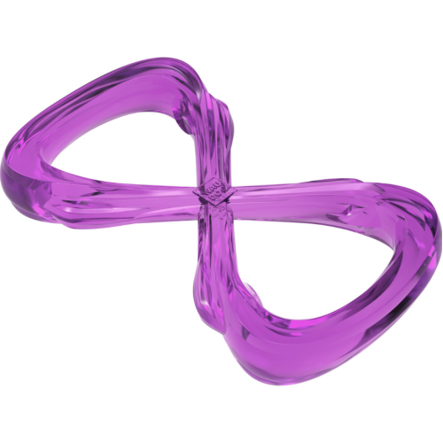 Игрушка для собак WAUDOG Fun Durable Восьмерка, термопластичная резина, фиолетовый - 200 мм
