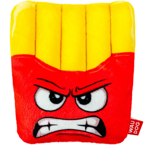 Игрушка для собак WAUDOG Fun Plush Картофель фри, плюш, ширина - 12 см, длина - 14.5 см