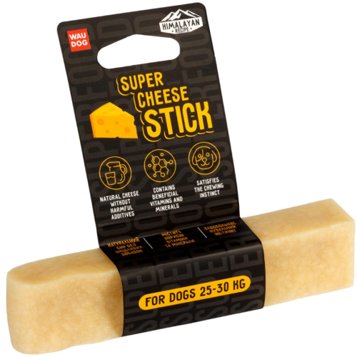 Лакомство для собак WAUDOG Superfood Сырная палочка, M - 75 г
