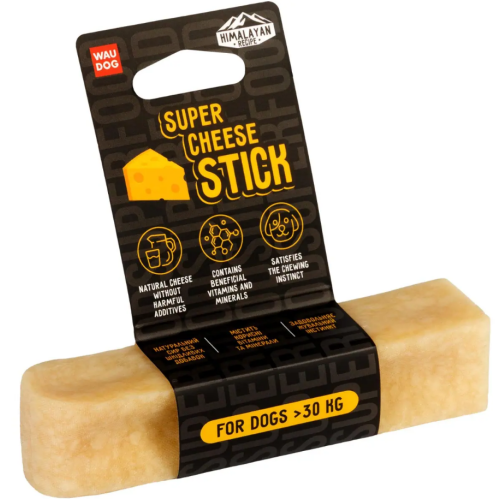 Лакомство для собак WAUDOG Superfood Сырная палочка с куркумой, L - 95 г