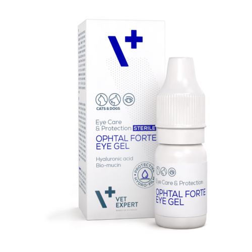 Глазные капли для собак и кошек VET EXPERT OPHTAL FORTE гелевые - 7 мл.