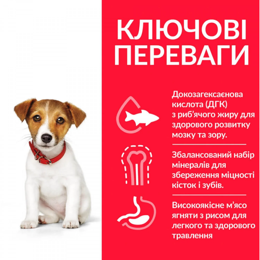 Сухой корм для щенков малых пород Hill's Science Plan Puppy Small & Mini с курицей - 1,5 кг+0,3 кг (набор)